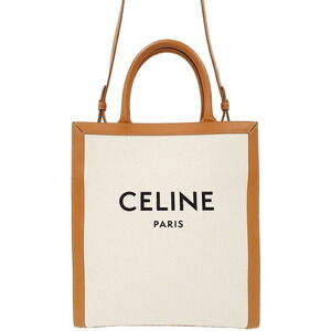 Celine Vertical Cabas Tote Bag black grained calfskin